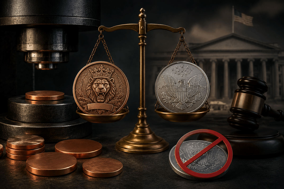 Cover illustration for Can You Legally Make Your Own Coins in the USA? What Private Mints Can (and Can't) Do