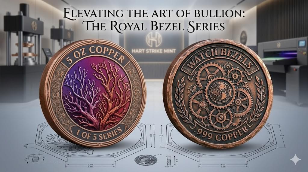 Cover illustration for Elevating the Art of the Bullion: The Royal Bezel Series